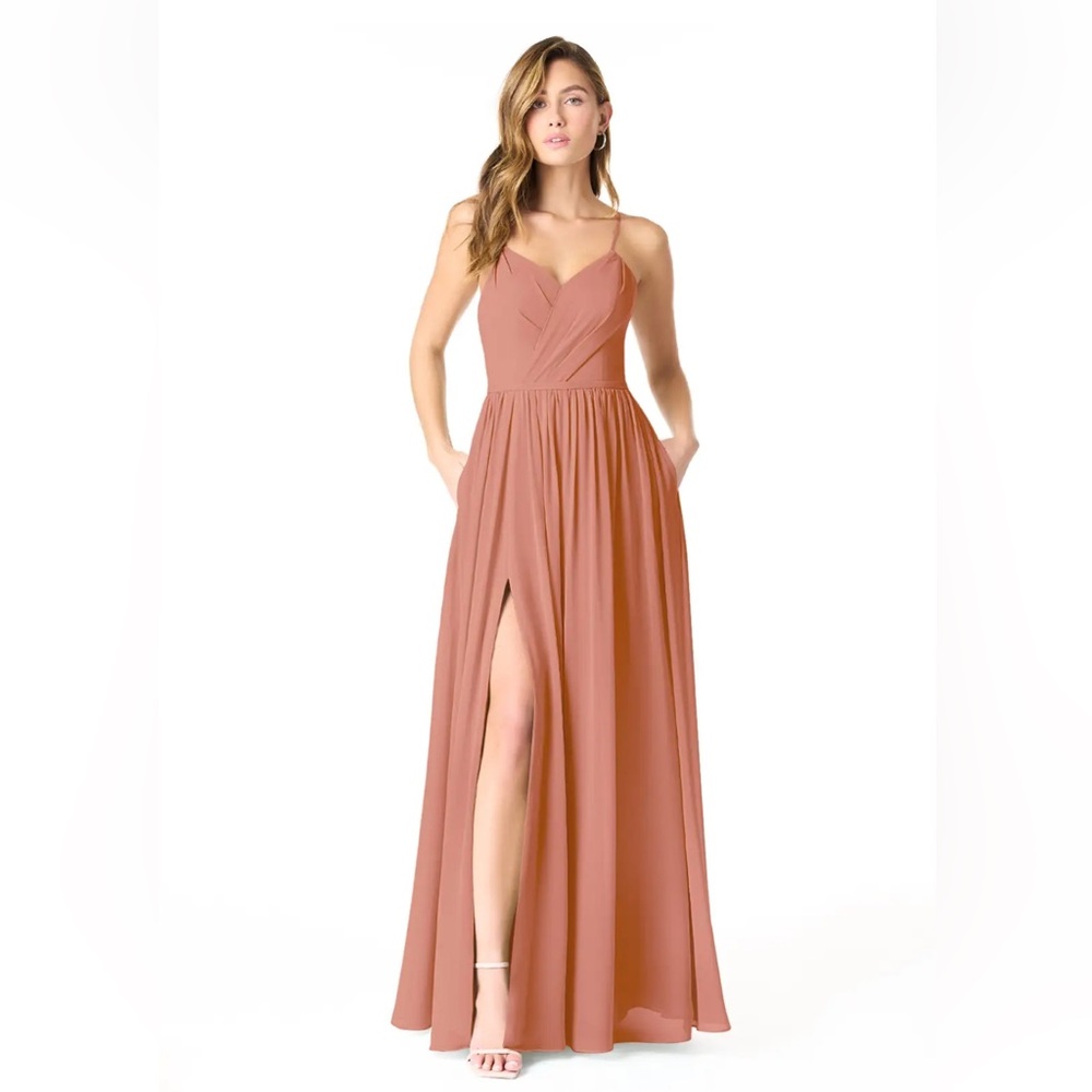 Azazie Cora Dress in Mai Tai